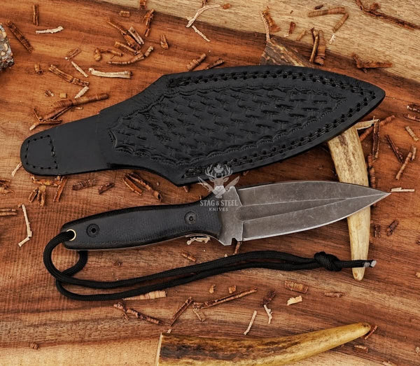 Small dagger-D2 Steel EDC BOOT Knife