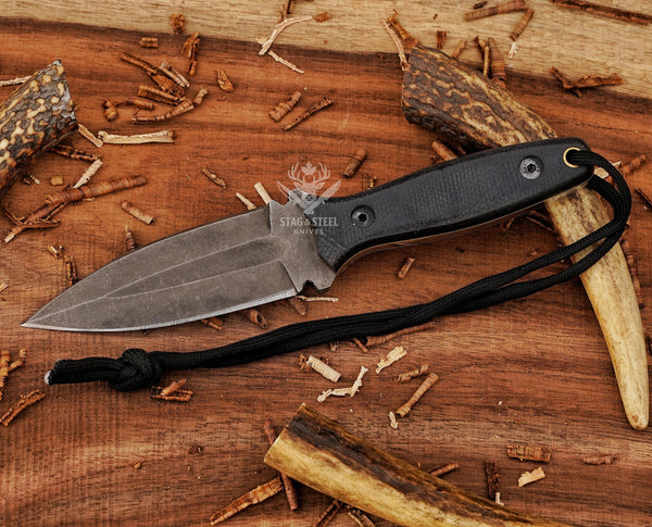 Small dagger-D2 Steel EDC BOOT Knife