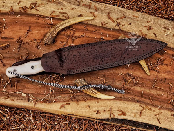 Big Dagger - Damascus Stainless Steel Boar DAGGER Knife