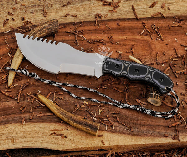Handmade D2 Tracker Knife – Tom Brown Survival Blade
