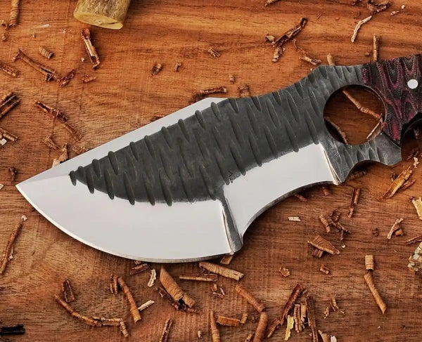 Custom D2 Tracker knife - Full tang Bushcraft Tool