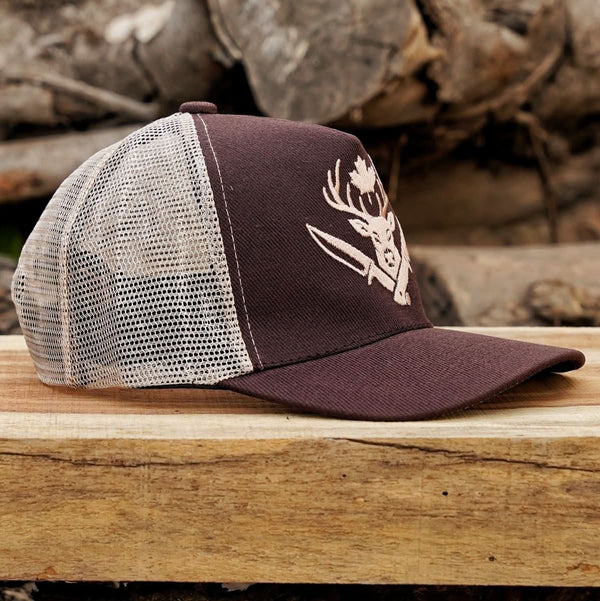 Classic Trucker Cap Brown – Stag Steel Knives