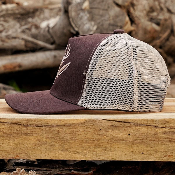 Classic Trucker Cap Brown – Stag Steel Knives