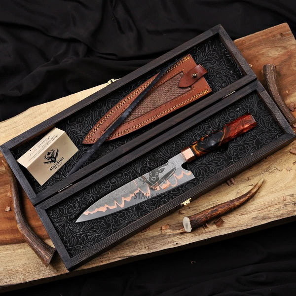 Gyuto Knife – 8 inch Cu Mai chef knife with Resin Handle