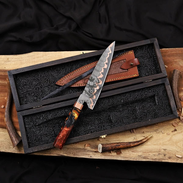 Gyuto Knife – 8 inch Cu Mai chef knife with Resin Handle