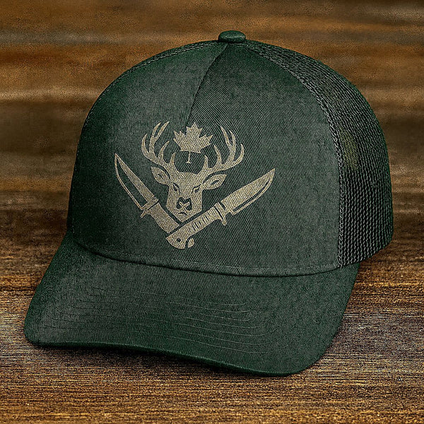 🎁 Classic Baseball Cap Green – Stag & Steel Knives (100% off)