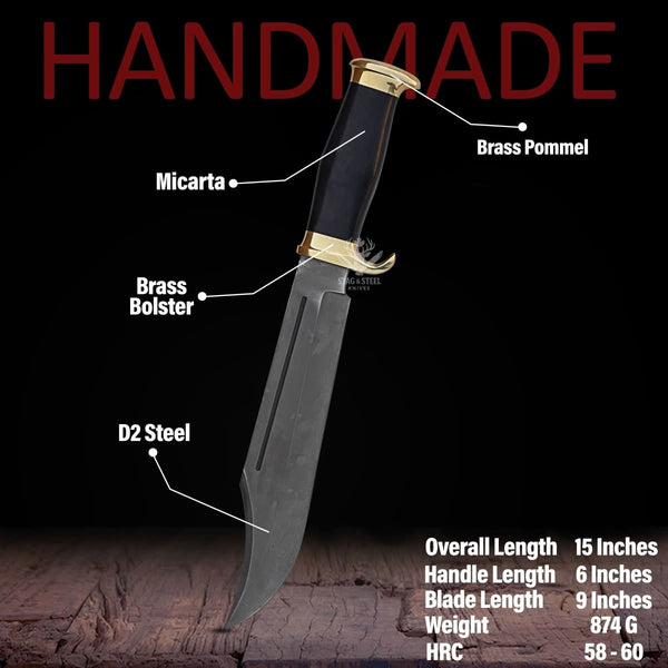 Crocodile Dundee handmade survival knife