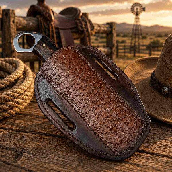 Bull Cutter Fixed Blade Knife | Alligator Edition