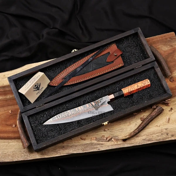 gyuto kitchen knife - 8 inch Cu Mai Gyuto Chef Knife