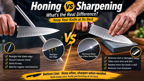 Honing vs Sharpening: What Every Knife Owner Gets Wrong (and How to Fix It)