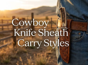 Cowboy Knife Sheath Carry Styles