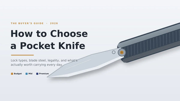 How to Choose a Pocket Knife: Steel, Locks & Sizes Explained