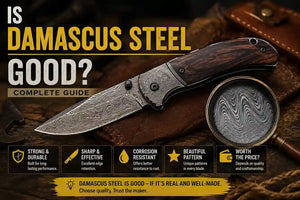 Is Damascus steel good for kitchen, hunting, and EDC knives