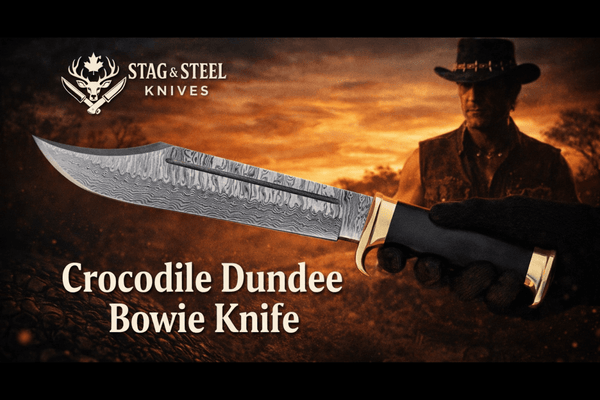 Handmade Crocodile Dundee Bowie Knives Collection