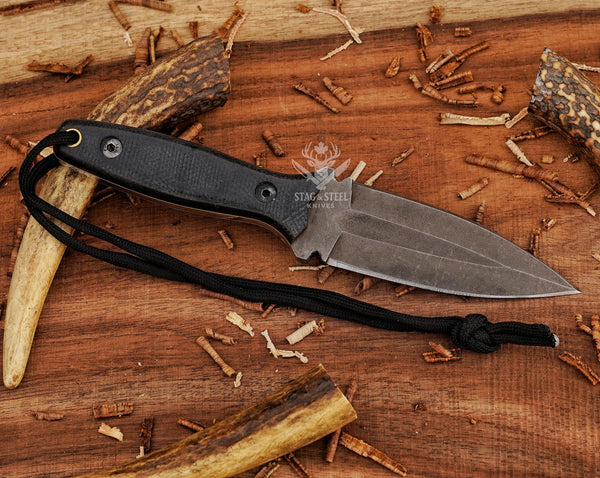 Small dagger-D2 Steel EDC BOOT Knife
