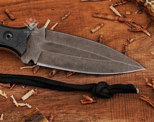Small dagger-D2 Steel EDC BOOT Knife
