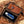 Blue Pakka Wood Damascus Folding Knife for Everyday Carry with pounch