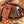 Brown Resin Damascus Pocket Knife Handmade Folding EDC with Gift Box