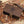 Brown Resin Damascus Pocket Knife with Gift Box