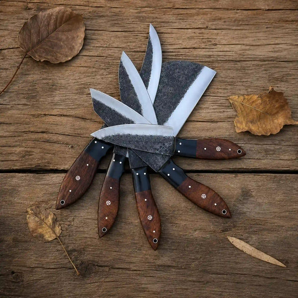 Bunka Chef Cleaver Butcher and Utility Knife Set