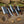 Rustic Carbon Steel Kitchen Knives with Rosewood Handles