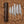 Five Damascus Kitchen Knives with Natural Ash Wood Handles