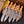 Damascus Kitchen Knife Set 5 Piece  Ash Wood Handle