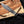 Handmade Damascus western bowie knife held in hand