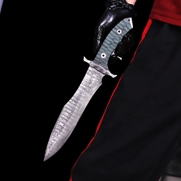 Rambo Last Blood Heartstopper Bowie Knife | VG10/15N20 Steel | G10 Handle