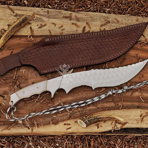 Best Bowie knife handmade from D2 steel with 8 inch full tang blade
