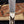 Brass S-guard and stag antler handle on a D2 bowie knife