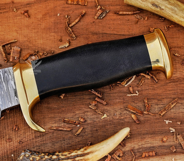 Crocodile Dundee Bowie Knife with black Micarta Handle