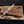 copper damascus bowie knife double guard with wooden box