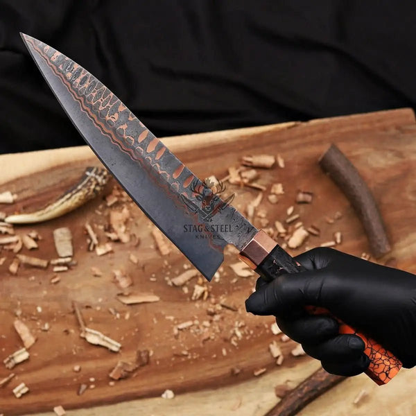 gyuto kitchen knife - 8 inch Cu Mai Gyuto Chef Knife