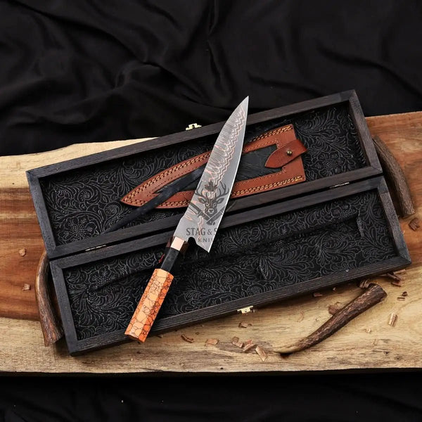 gyuto kitchen knife - 8 inch Cu Mai Gyuto Chef Knife