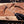 Spear-point tip of a handmade 5mm D2 steel bowie knife