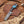 Knife with decorative handle on a wooden surface