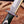Forged Damascus guard and brass spine on handmade toothpick bowie knife