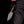 Stainless Damascus hunting knife with pine cone handle and leather lanyard
