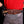 Damascus hunting knife in horizontal carry skull leather sheath on belt
