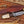 Damascus hunting knife with leather sheath