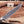 Full length feather pattern on Damascus bowie knife blade