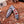 Folding pocket knife with handmade Canada flag handle and Damascus steel blade