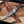 full tang copper Damascus Bowie knife display photo with customized leather sheath