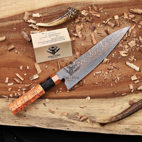 gyuto kitchen knife - 8 inch Cu Mai Gyuto Chef Knife