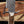 Close-up of the Damascus guard, antler handle and Ladour-pattern Bowie blade