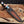 leather sheath copper damascus knife