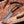 San Mai Damascus hunting knife blade with stabilized pine cone handle