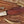 Sharp small Damascus hunting knife with protective leather sheath