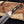 Stag antler bowie handle with brass pins and full tang